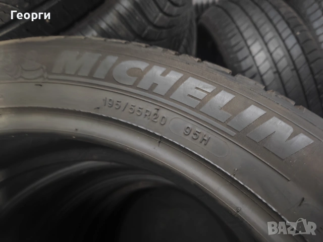 2бр. летни гуми 195/55/20 Michelin, снимка 4 - Гуми и джанти - 54663326