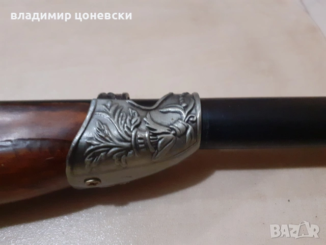 Красива кремъчна пушка с много орнаменти,щрака, снимка 2 - Колекции - 55111598
