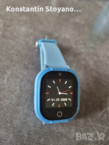 Детски син смарт часовник MyKi - 4 Lite, 1.3'' БЕЗ КАБЕЛ, снимка 4 - Детски - 55116757