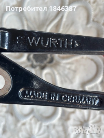 Раздвижени клещи Wurth Germany, снимка 2 - Клещи - 54932841