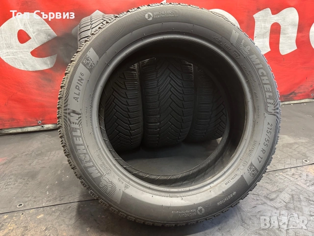 215 55 17, Зимни гуми, Michelin Alpin6, 4 броя, снимка 5 - Гуми и джанти - 54978924