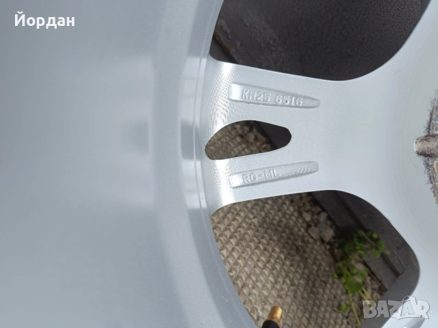 Алуминиеви джанти 16 ' цола 5x114,3 Хюндай / HYUNDAI 6,5J ET45 + датчици за налягане, снимка 13 - Гуми и джанти - 54182877