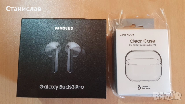 Samsung Galaxy Buds3 Pro (Сребърни) + Кутийка - НЕРАЗПЕЧАТАНИ, В Гаранция
