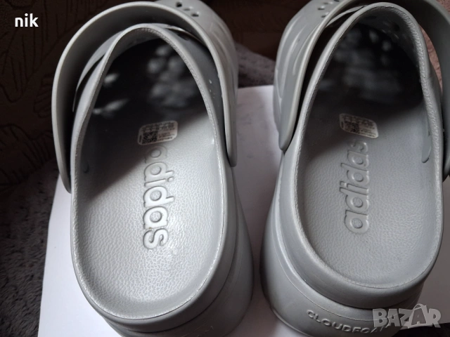 Дамски крокс Adidas ADILETTE CLOG PLATFORM. , снимка 6 - Маратонки - 54727102