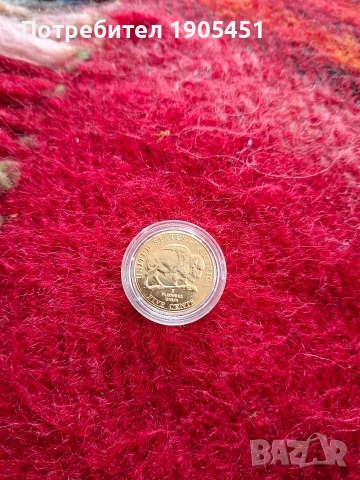 5 cent USA 🇺🇸 24карата позлатена Томас Джеферсън, снимка 4 - Нумизматика и бонистика - 54780972