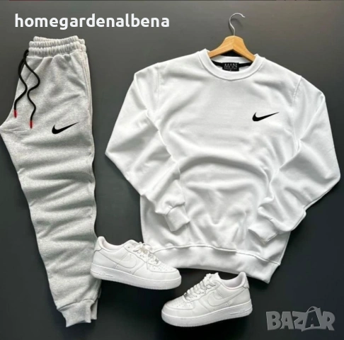 Мъжки комплект Nike – Суитшърт + Панталон! 👕👖✨, снимка 2 - Спортни дрехи, екипи - 54316644