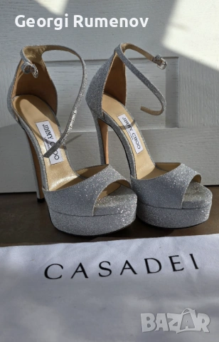 Бални/Сватбени обувки Jimmy Choo, снимка 5 - Дамски обувки на ток - 54308428