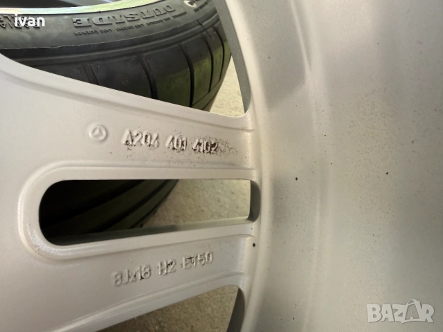4 бр. оригинални алуминиеви джанти спорт пакет Mercedes AMG 18 цола 5x112, снимка 14 - Гуми и джанти - 54852553