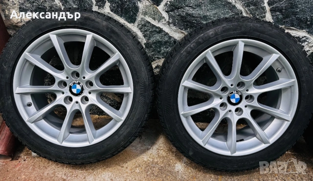 Оригинални джанти 18” BMW style 281 F10 +зимни гуми, снимка 3 - Гуми и джанти - 54731405