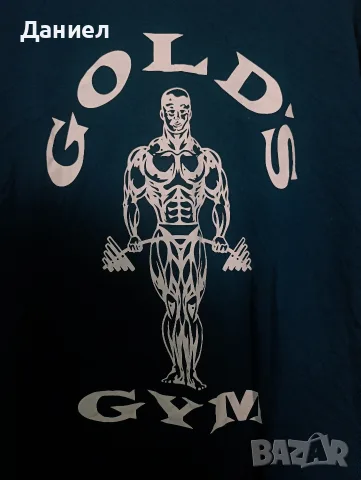 Фитнес тениска Gold's Gym , снимка 3 - Тениски - 55495638