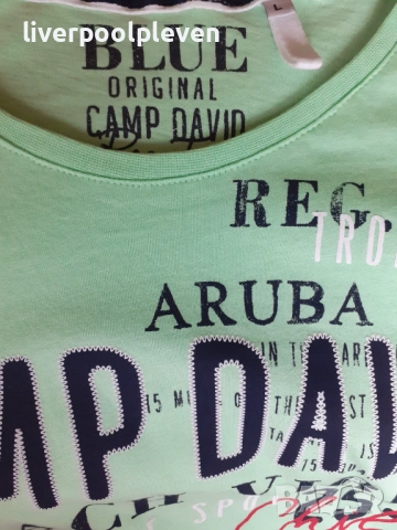 👉Нова Camp David Original L ефектна, снимка 4 - Тениски - 54800329