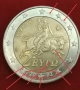 Една изключително рядка монета от 2Евро -2002г със символ (S) и множество дефекти, снимка 1
