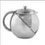Стъклен чайник със стоманена платфорна и цедка 1.1L, снимка 6