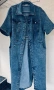 Макси дънкова рокля / тренч 5XL (става и за XL, 2XL), снимка 2