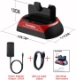 Tccmebius TCC-S867-DE Докинг станция за твърди дискове – SATA и IDE, USB 2.0, 2.5" и 3.5" HDD/SSD, снимка 7
