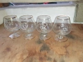 Страхотни малки кристални чашки за ракия гравирани със зодии, снимка 5
