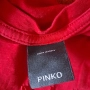 Тениска оригинал червена везано.лого PINKO, снимка 1