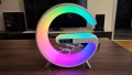 G shape RGB блутуут колонка и wireless charger 15w, снимка 2