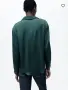 Ново Сатенена изумрудено зелена риза Zara / Дамска блуза Зара размер М, снимка 3