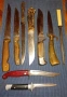 Стари ножове, различни видове , масап стар. , снимка 5