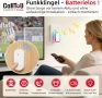 CallToU LED цветен безжичен звънец за възрастни хора, без батерия - светлинен звънец за хора , снимка 3