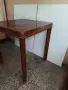 Ретро Винтидж дървена кухненска маса с 4 крака, снимка 3