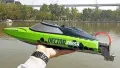 RC Vector SR65B  Brushless  Boat RTR Green + 60км, снимка 1
