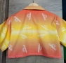 Къса кропната риза със слънца Fiorucci, снимка 2