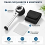 Мощна ръчна увеличителна лупа микроскоп 20X увеличение LED осветление със скала печетарска бижута, снимка 7
