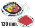 Емблема за Фиат Абарт 95 мм 100 мм 120 мм Fiat Abarth Скорпион, снимка 2