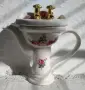 Колекционерски чайник мивка с рози Swineside Англия, снимка 1