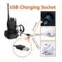 Комплект 2 бр. Baofeng BF-88E PMR446 радиостанции с USB зарядни и слушалки, снимка 6