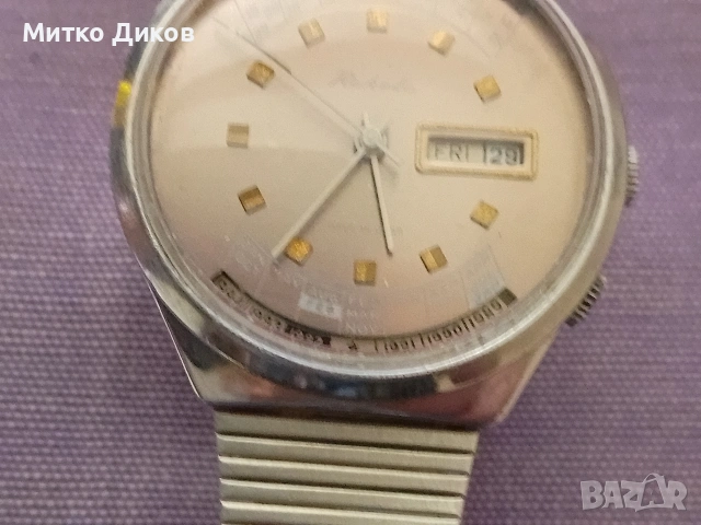 Ракета 1980г.СССР часовник работи точно отличен вечен календар, снимка 2 - Мъжки - 54792886