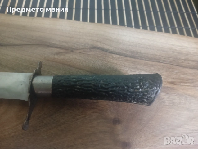 Старинен български ловен нож от соца, снимка 4 - Ножове - 55102294