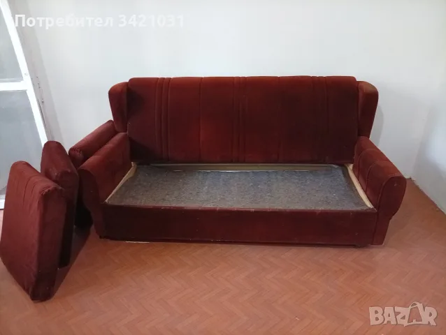 Диван употребяван , снимка 2 - Дивани и мека мебел - 55646984