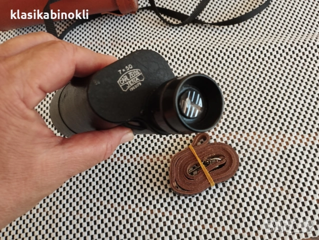 ТОП Немски Рядък Монокъл Carl Zeiss Jena Binoctarmo 7x50 , снимка 13 - Екипировка - 54864923