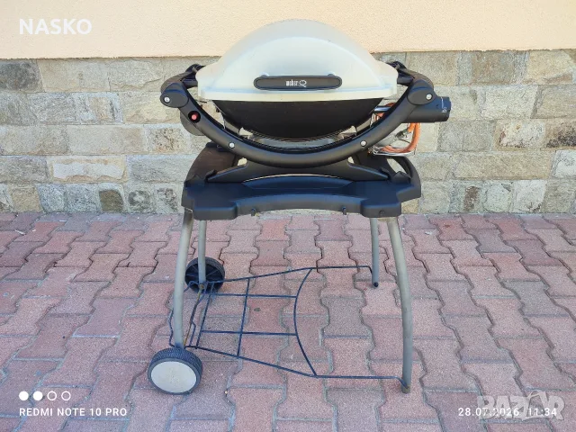 ГАЗОВО БАРБЕКЮ WEBER Q1000, снимка 4 - Барбекюта - 55458911