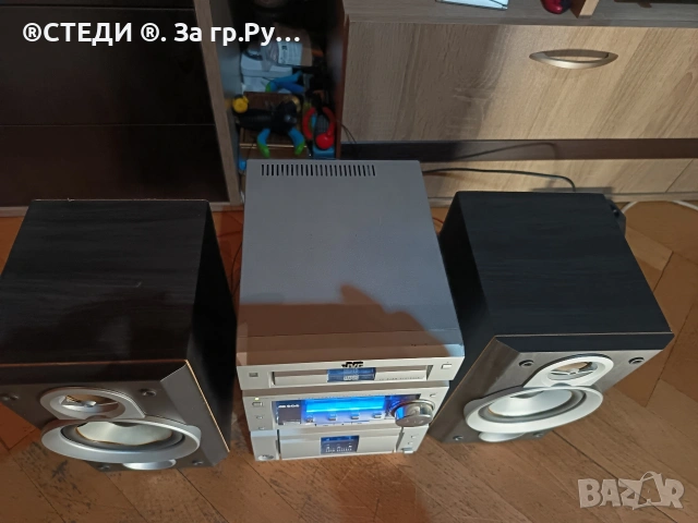 уредба Микро Hi-Fi система JVC CA-UXP6R , снимка 6 - Тонколони - 52592739