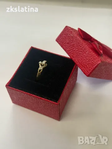 *** Топ Цена / 73€ за грам *** Златен пръстен 14к 1.51гр