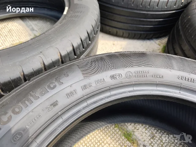 Летни гуми 17 ' цола CONTINENTAL 215 / 55 / R17 4 броя, снимка 9 - Гуми и джанти - 55294343
