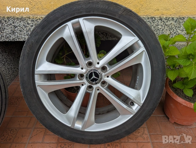 Джанти Мерцедес 18" спорт пакет, снимка 2 - Гуми и джанти - 54663184