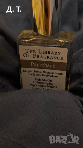 Парфюм The library of fragrance Paperback , снимка 2 - Дамски парфюми - 54824873