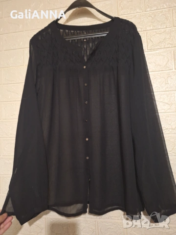 СТРАХОТНА РИЗА ШИФОН 2XL-3XL, снимка 5 - Ризи - 54392679