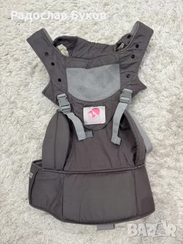 Ергономична раница за бебе Vika Baby®, Тъмно сив, снимка 8 - Кенгура и ранички - 55541137