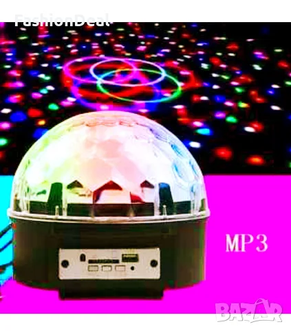 Диско топка BLUETOOTH, блутут диско лампа, LED Light, снимка 3 - Други - 55358693