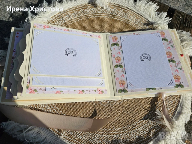 Ръчно изработено албумче за момиченце , снимка 7 - Декорация за дома - 54130320
