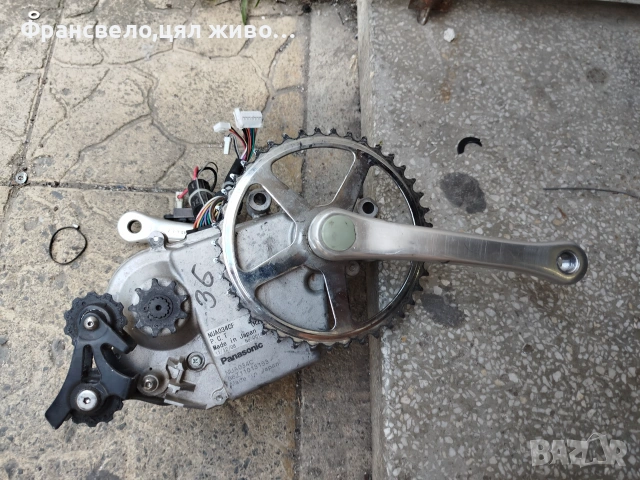 Двигател за електрически велосипед колело flyer Panasonic 36 волта състояние незнайно 