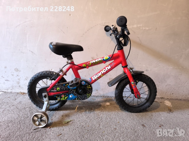 Детско колело 12 Bianchi Momo Cia Cia, снимка 2 - Велосипеди - 54551364