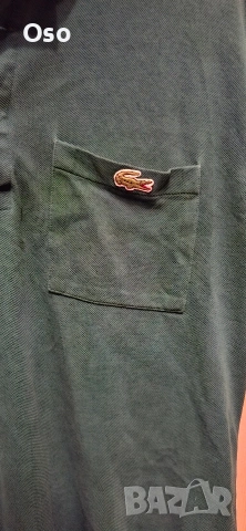 Винтидж мъжка поло тениска Chemise Lacoste Loisirs (Размер 5 / L) – ОРИГИНАЛ, снимка 2 - Тениски - 55080276