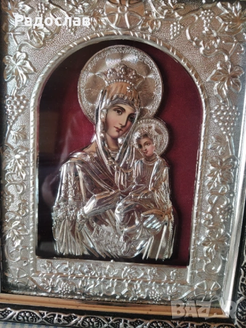 икона Богородица , снимка 3 - Икони - 54798298